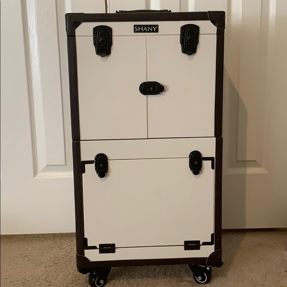 Shany Handbags - Shany Rebel Alpha Pro White Cosmetics Trolley Case